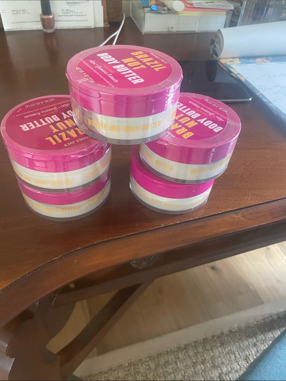 Bundle of 5 Trader Joe’s Brazil nut body butter new